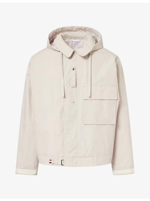 Thom Browne Mariner Hooded Canvas Jacket
