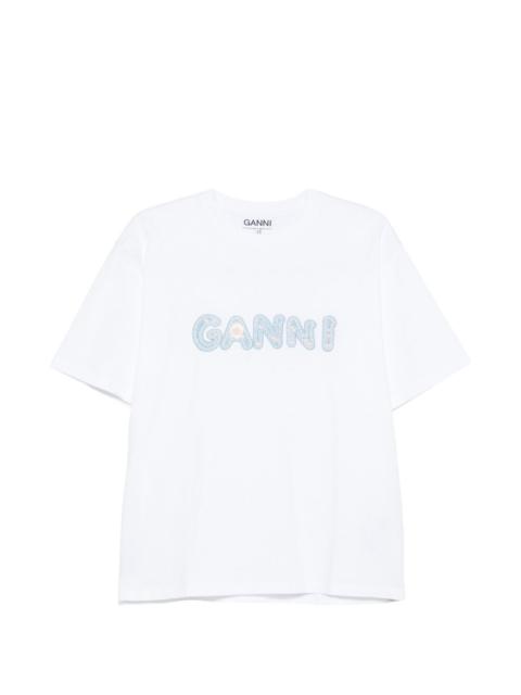 GANNI logo T-shirt