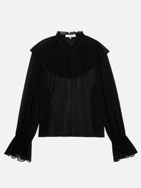 FRAME The Silk Soireé Blouse