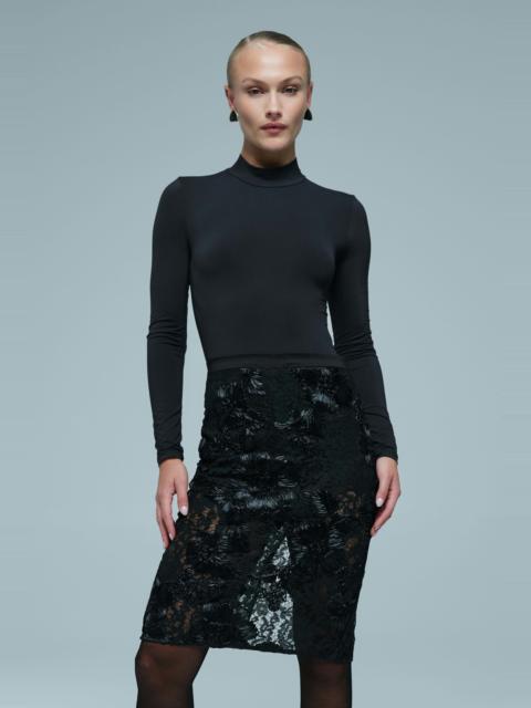 BARDOT Dafne Long Sleeve Bodysuit In Black