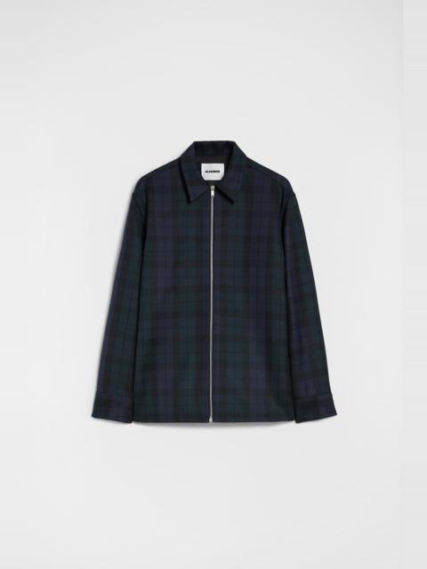 Wool Zip-Up Shirt