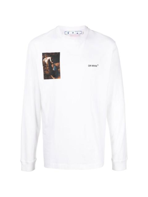 Off-White Caravaggio Lute print T-shirt