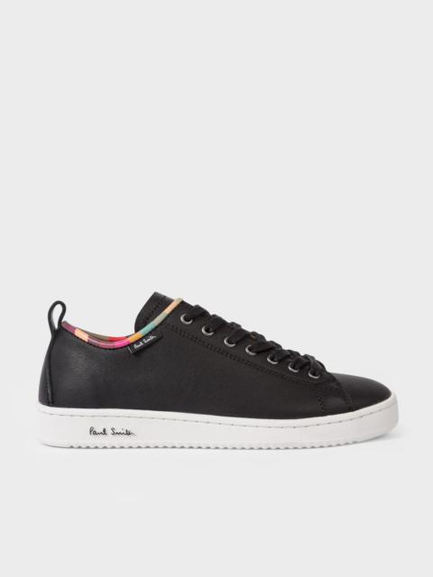 Paul Smith Leather 'Miyata' Sneakers with 'Swirl' Trim