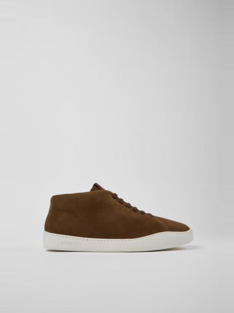 CAMPER Peu Touring Brown nubuck sneakers for men