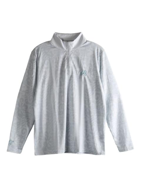 malbon zip patterned jacket