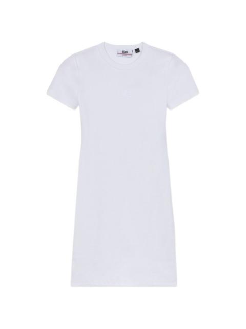 GCDS logo-embroidered mini dress