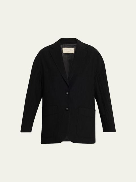 OFFICINE GÉNÉRALE Erena Wrinkled Voile Jacket