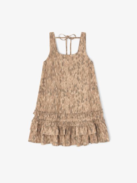 GANNI DRESS IN PRINTED COTTON