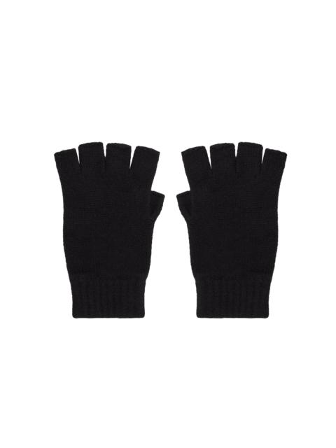 PANGAIA Cashmere Fingerless Gloves - Black