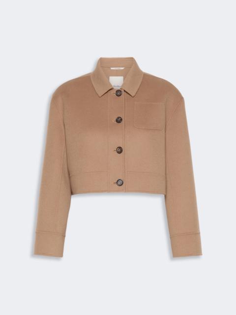 'S Max Mara GIGLIO Wool drap cropped jacket - CAMEL