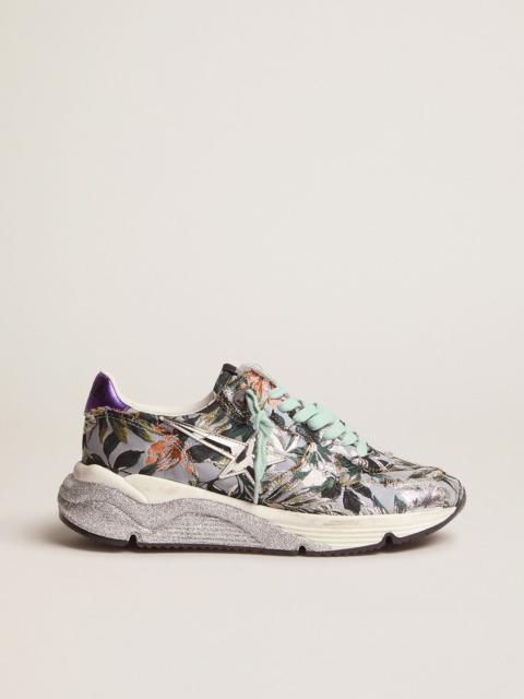 Running Sole sneakers with floral jacquard upper
