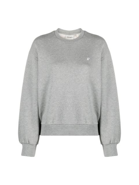 Casey logo-embroidered cotton sweatshirt