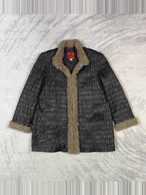 Other brands Japanese Brand - Archival ‘Tokyo An’ Kalgan Lamb Crinkled Leather Jacket