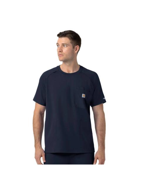 Carhartt Force Cross-Flex Knit Crew Neck Scrub Top