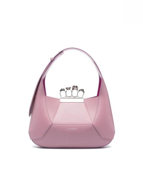 Alexander McQueen Jewelled Hobo leather tote bag