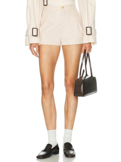 WARDROBE.NYC Clean Pleated Short