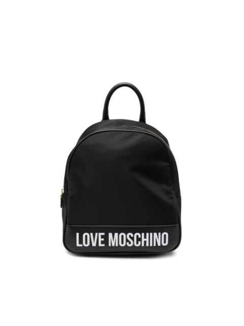 Moschino logo-print backpack