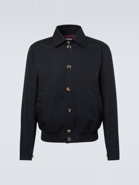 Brunello Cucinelli Cotton-blend blouson jacket