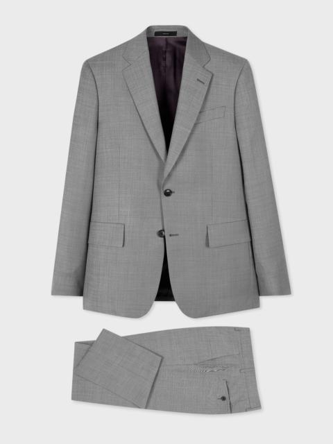 The Brierley - Light Grey Sharkskin Wool Suit