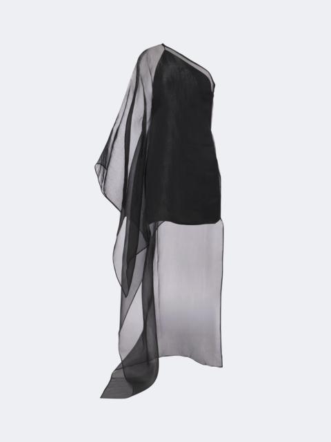 Taller Marmo Boston one-shoulder organza minidress