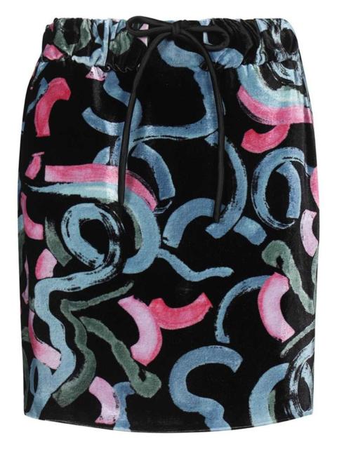 EMPORIO ARMANI printed skirt