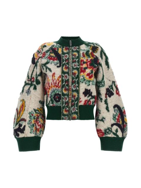 sacai Floral Jacquard Blouson