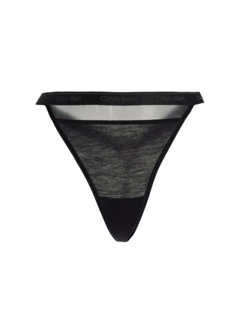 NENSI DOJAKA Nensi Dojaka for Calvin Klein Modal-Cashmere Thong black