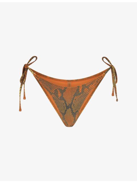 SKIMS Signature Swim Dipped Tie Bikini Bottoms