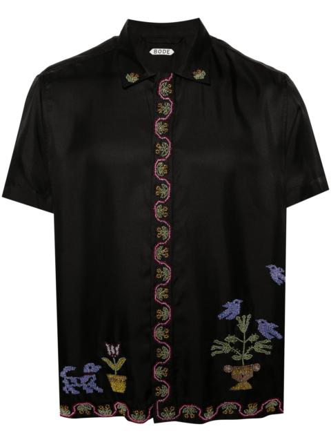 BODE Garden Sampler silk shirt