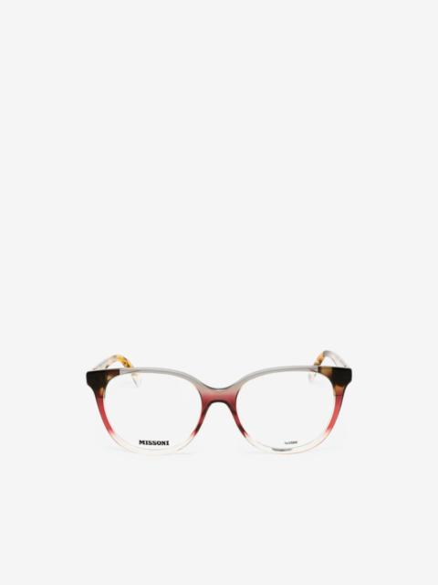 Missoni round-frame glasses