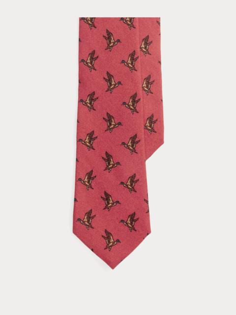 Polo Ralph Lauren Duck-Print Wool Challis Tie