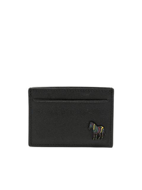 Paul Smith Zebra-patch pebbled cardholder