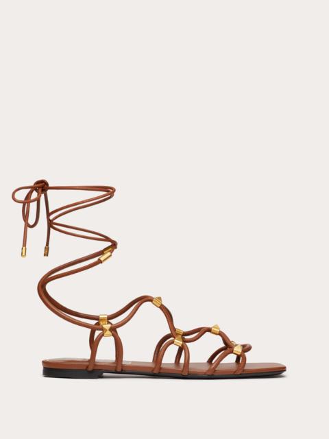 Valentino ROCKSTUD NET KIDSKIN SANDAL