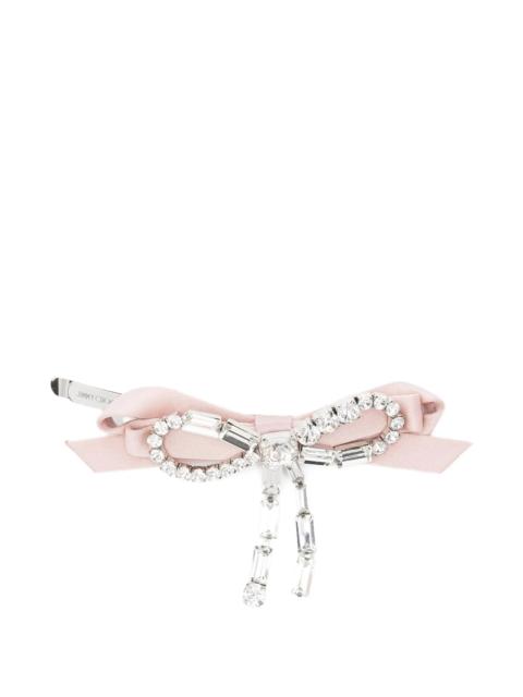 Jimmy Choo Crystal-bow Hair Clip