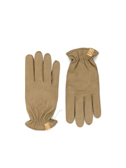 visvim leather gloves