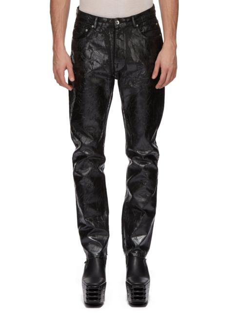 Rick Owens DRKSHDW Black Porterville Detroit Cut Jeans