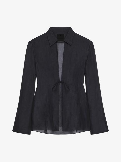 Givenchy SHIRT IN SILK AND LINEN