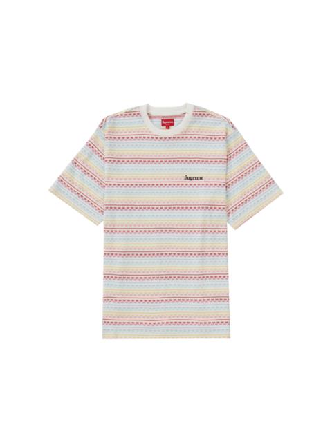 Supreme Supreme Hearts Jacquard S/S Top White