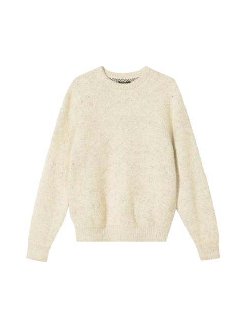 Stussy 8 Ball Heavy Brushed Mohair Sweater 'Cream'