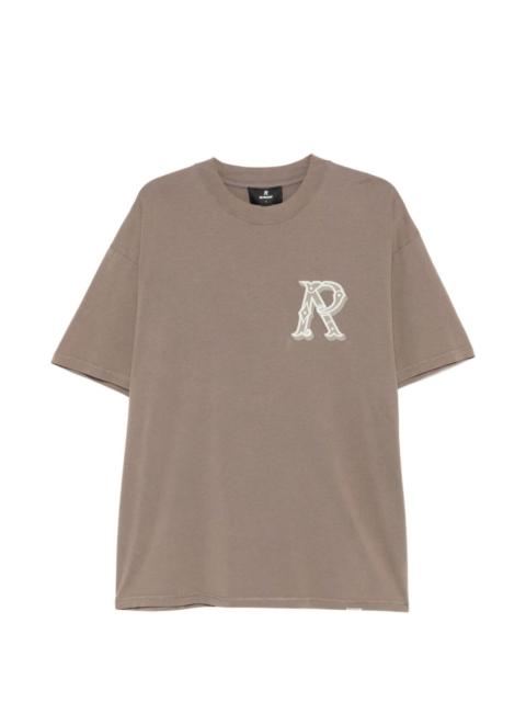 REPRESENT logo-embroidered T-shirt