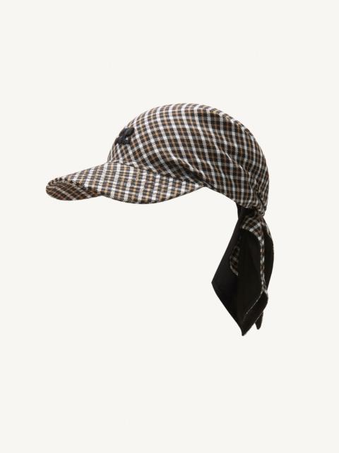 courrèges SCARF PRINTED HAT