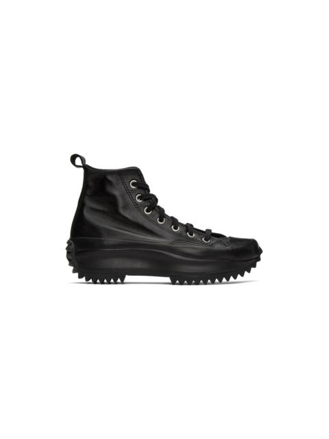 Converse Black Leather Run Star Hike High-Top Sneakers