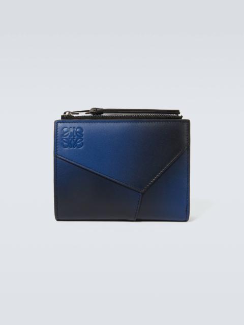 Loewe Puzzle Slim leather wallet