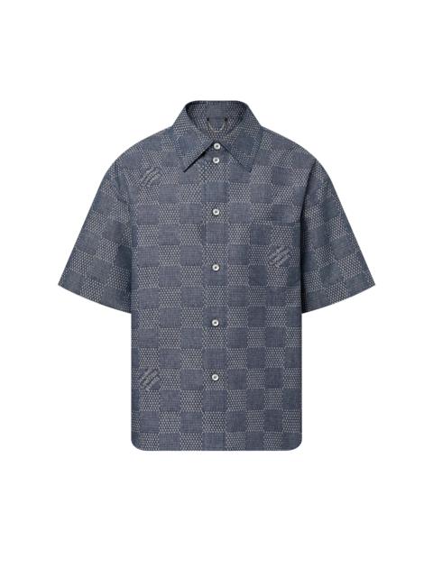 Louis Vuitton Damier Short-Sleeved Chambray Shirt