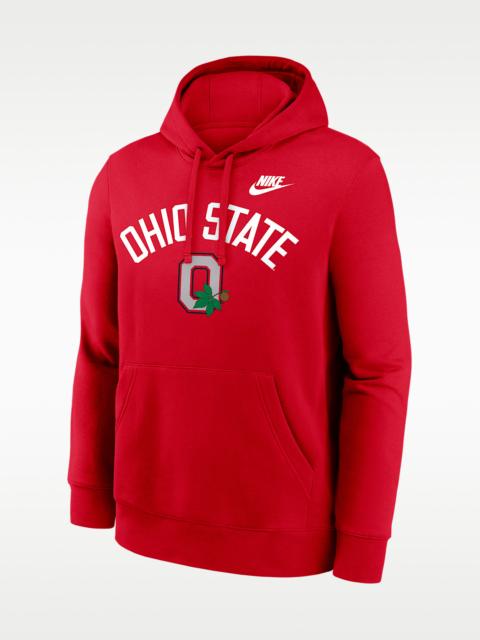 Nike Ohio State Legacy Arch Club Men's Nike College Pullover Hoodie