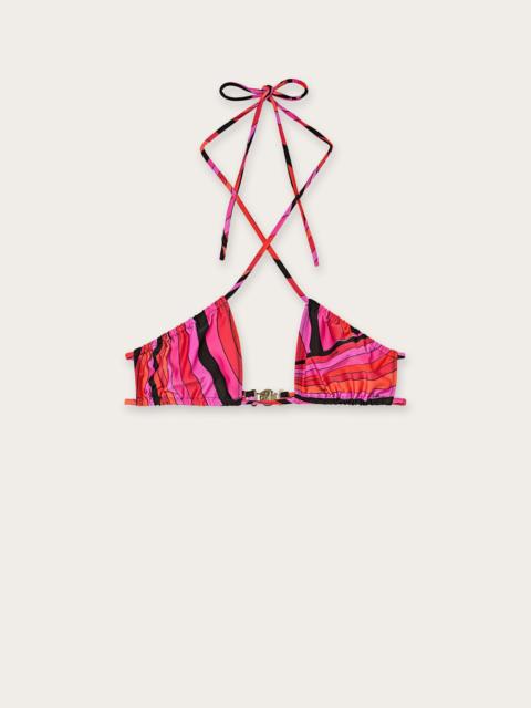 PUCCI IRIDE PRINT BIKINI TOP