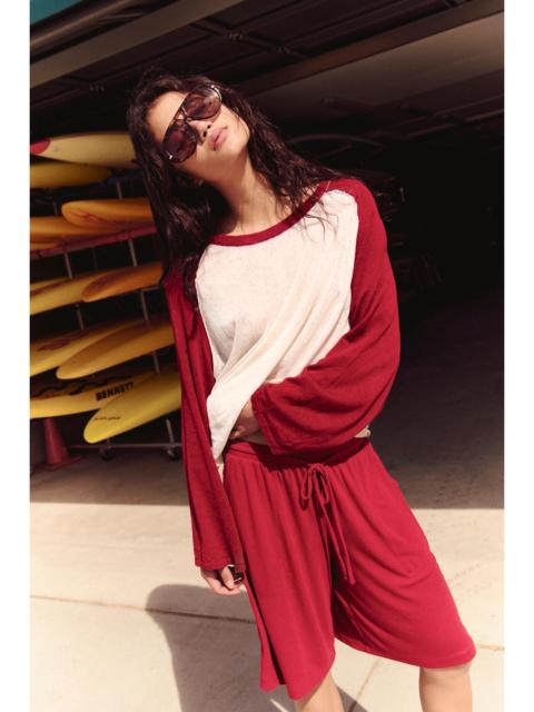 FREE PEOPLE We The Free Go Team Fine Gauge Sweater