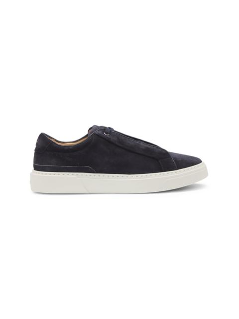 BOSS GARY LOW-TOP TRAINERS IN SUEDE