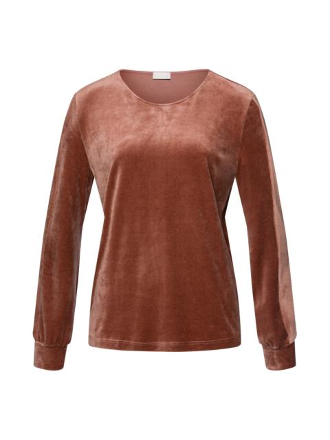 HANRO Favourites Velvet Round Neck Pullover