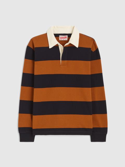 Madewell Long-Sleeve Boxy Polo Shirt